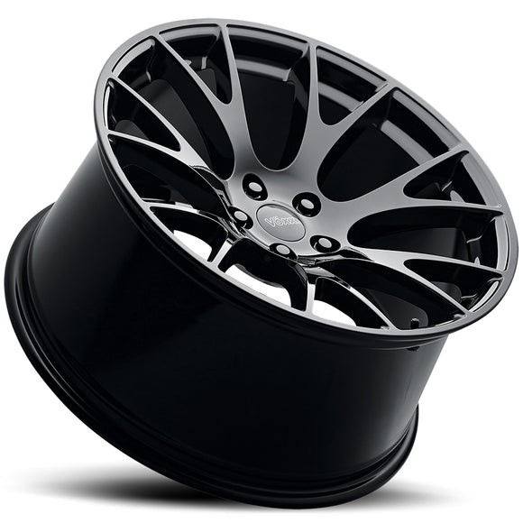 20x10.5 Replica Hellcat Gloss Black 5x115 ET25 wheel/rim