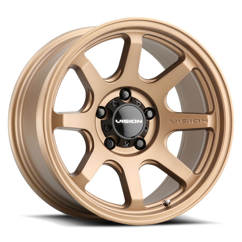 16x8 Vision 351 Flow Bronze 6x139.7 6x5.5 ET0 Wheel Rim - 0