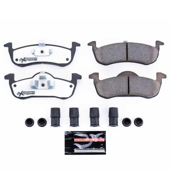 PowerStop Z36 Truck And Tow Carbon-Fiber Ceramic Brake Pads With Hardware