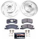 PowerStop Z23 Daily Driver Carbon-Fiber Ceramic Brake Pad and Drilled & Slotted