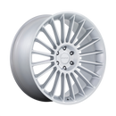 22X9.5 Status Venti Gloss Silver 5X120 ET30 Wheel Rim