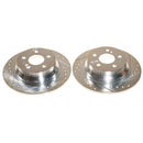 PowerStop Evolution Drilled Slotted Rotors Pair Rear For Mercedes-Benz E320