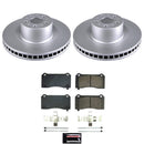 Genuine Geomet Coated Rotor and Low-Dust Ceramic Brake Pad Kit