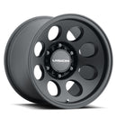 20X9 Vision Midway Satin Black 6x139.7 6x5.5 ET0 Wheel Rim