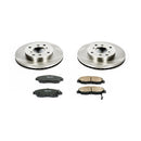 PowerStop OE Stock Replacement Low-Dust Ceramic Brake Pad and Rotor Kit