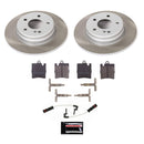 PowerStop Semi-Coated Rotor and Low-Dust Ceramic Brake Pad Kit