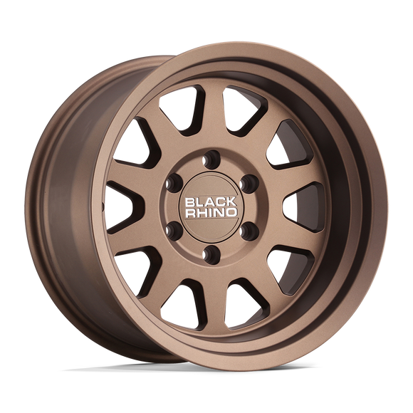 17X8.5 Black Rhino Stadium Matte Bronze 6X114.3 6X4.5 ET0 Wheel Rim