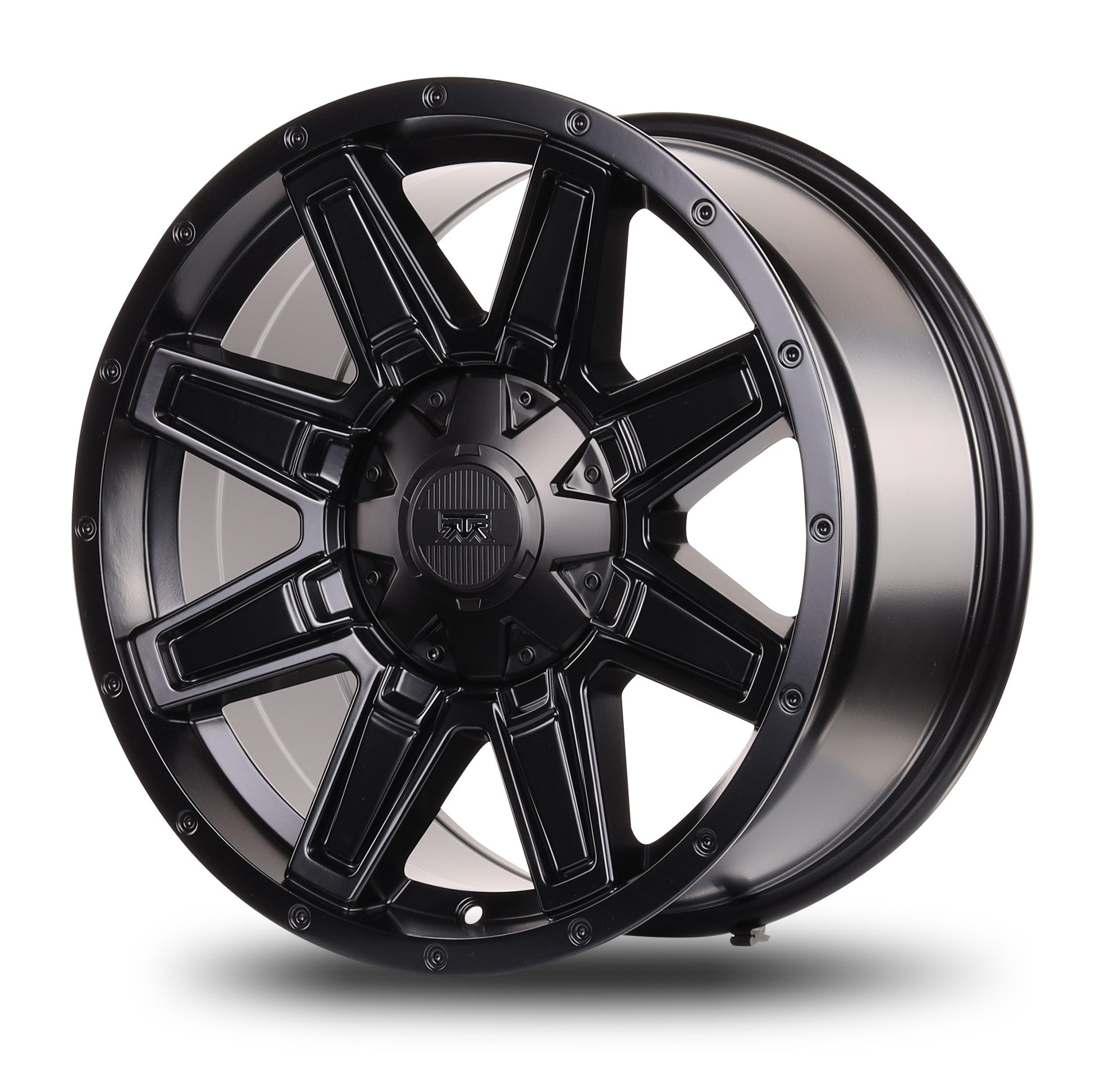 18x9 Mudder Trucker MT404 Deviant Black 6x135 6x139.7 6x5.5 ET12 Wheel Rim