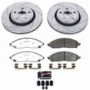 PowerStop Z36 Carbon-Fiber Ceramic Brake Pad with Drilled and Slotted Rotor Kit