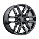 22X9 Performance Replicas PR196 Gloss Black 6X139.7 6X5.5 ET24 Wheel Rim-2