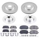 PowerStop Genuine Geomet Coated Rotor and Low-Dust Ceramic Brake Pad Kit