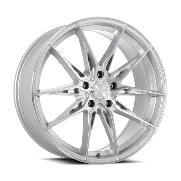 20x8.5 Katana KR10 Glossy Silver Machine Face Wheel 5x114.3 ET40 CB73.1
