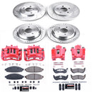 PowerStop Z23 Daily Driver Carbon-Fiber Ceramic Pads Drilled & Slotted Rotor & C