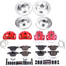PowerStop Z23 Daily Driver Carbon-Fiber Ceramic Pads Drilled & Slotted Rotor & C
