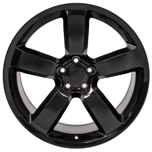 20" Replica Wheel DG04 Fits Dodge Charger SRT Rim 20x9 Black Wheel