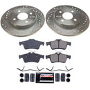 PowerStop Z23 Daily Driver Carbon-Fiber Ceramic Brake Pad and Drilled & Slotted