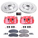 PowerStop Z23 Daily Driver Carbon-Fiber Ceramic Pads Drilled & Slotted Rotor & C