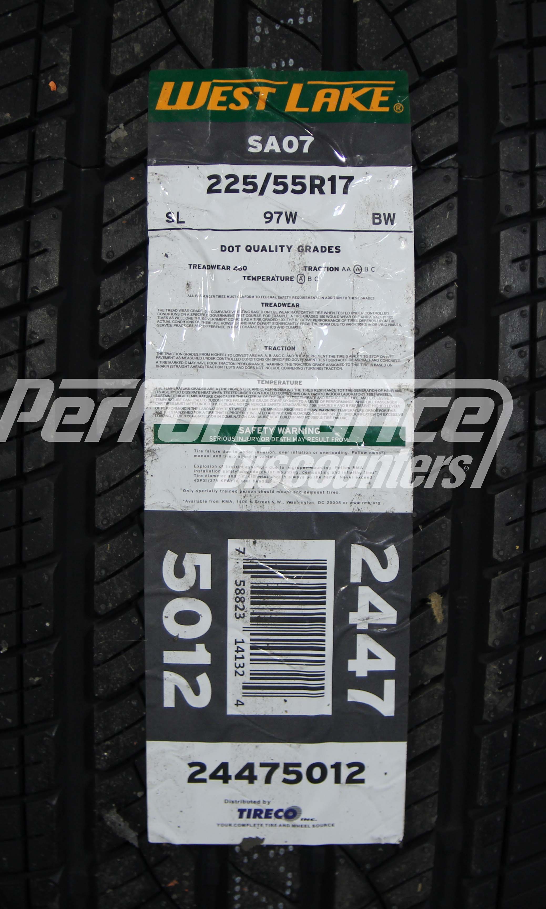 Westlake SA07 Tire(s) 225/55R17 225/55-17 55R R17 2255517