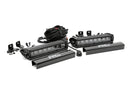 Rough Country Black Series LED Light Bar 8"Single Row Pair
