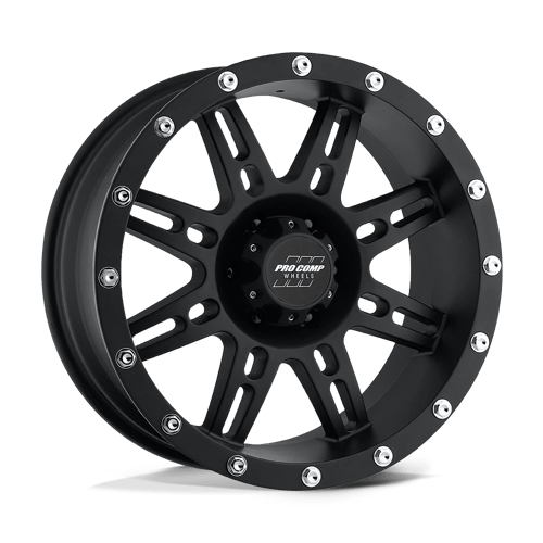 18X9 Pro Comp Alloys PA31 Stryker Flat Black 6x139.7 ET0 Wheel Rim