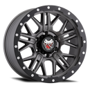 20x9 Mamba M25 Matte Grey W/ Black Lip Edge 5x127 5x5 ET-12 Wheel Rim-2