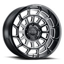 22x12 Raceline 955M Satin Black and Milled 6x135 ET-44 Wheel Rim