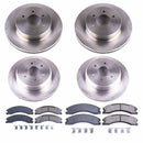 PowerStop OE Stock Replacement Low-Dust Ceramic Brake Pad and Rotor Kit