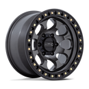 18X9 KMC KM550 Riot SBL Gray 5X127 5X5 ET18 Wheel Rim