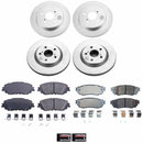 Genuine Geomet Coated Rotor and Low-Dust Ceramic Brake Pad Kit