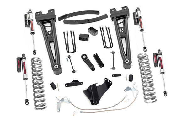 Rough Country 6" Lift Kit Diesel Radius Arm For Vertex Ford Super Duty 08-10