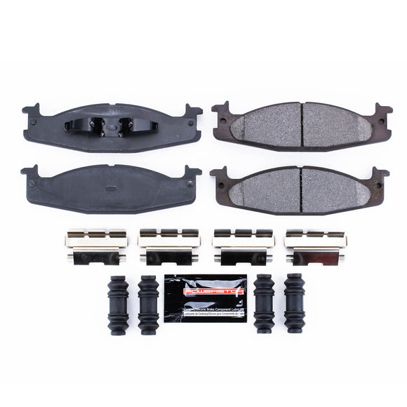 PowerStop Z23 Evolution Sport Carbon-Fiber Brake Pads With Hardware