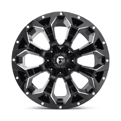 17x9 Fuel Off-Road D576 Assault Gloss Black Milled 6x135 ET-12 CB106.1 Wheel Rim