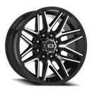 22X10 Vision 305 Rekluse Gloss Black Machined Face Wheel 8x180 ET-19 CB124.2