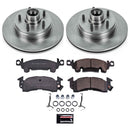 PowerStop OE Stock Replacement Low-Dust Ceramic Brake Pad and Rotor Kit