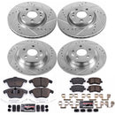 PowerStop Z23 Daily Driver Carbon-Fiber Ceramic Brake Pad and Drilled & Slotted