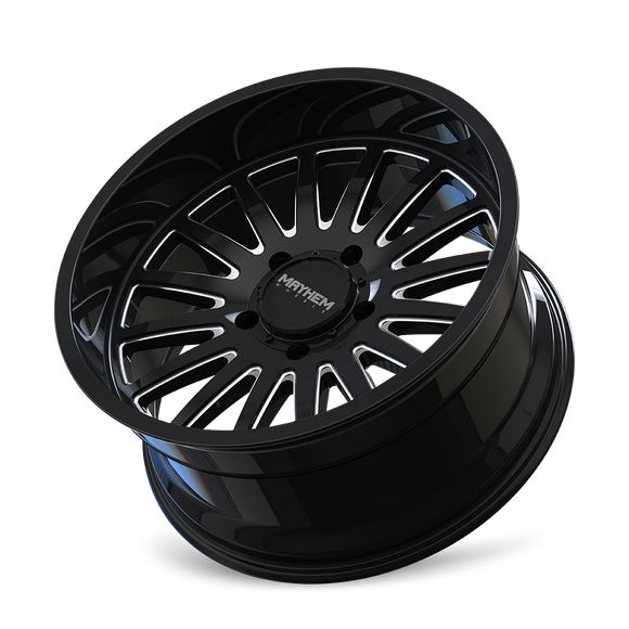 20x9 Mayhem Utopia Gloss Black Milled 8x170 ET18 CB125.2 Wheel Rim