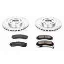 PowerStop Z23 Daily Driver Carbon-Fiber Ceramic Brake Pad and Drilled & Slotted