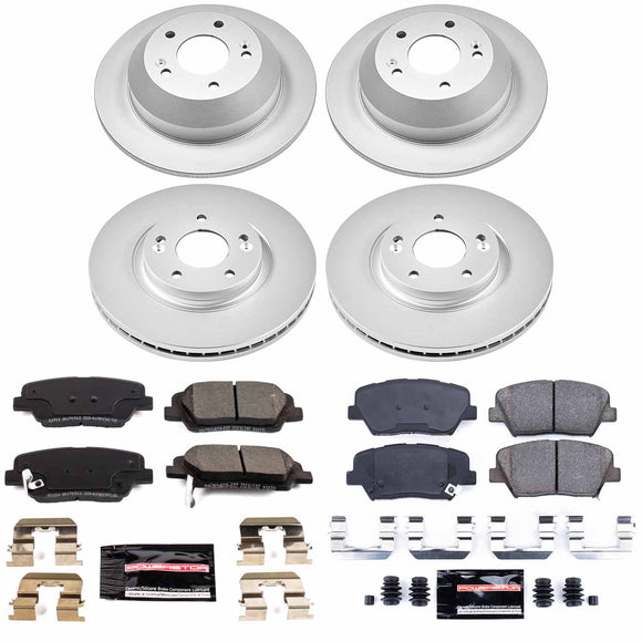 Z23 Daily Driver Premium Carbon-Fiber Ceramic Brake Pad and Fully Coated Rotor K