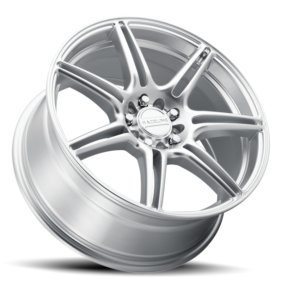 20x8.5 Raceline 148HS Apex Hyper Silver 5x114.3 ET40 CB72.62 Wheel