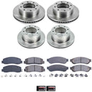 PowerStop OE Stock Replacement Low-Dust Ceramic Brake Pad and Rotor Kit