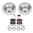 PowerStop OE Stock Replacement Low-Dust Ceramic Brake Pad and Rotor Kit