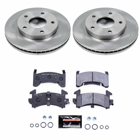 PowerStop Track Day Spec High-Performance Brake Pad and Rotor Kit