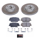PowerStop Semi-Coated Rotor and Low-Dust Ceramic Brake Pad Kit