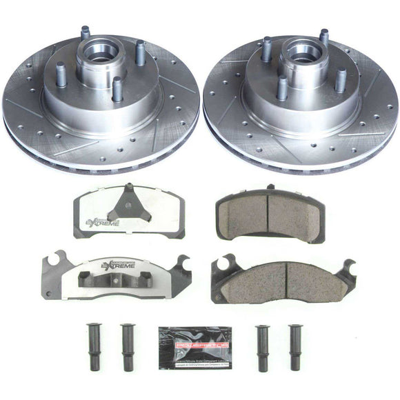 PowerStop Z26 Street Performance Ceramic Brake Pad and Drilled & Slotted Rotor K