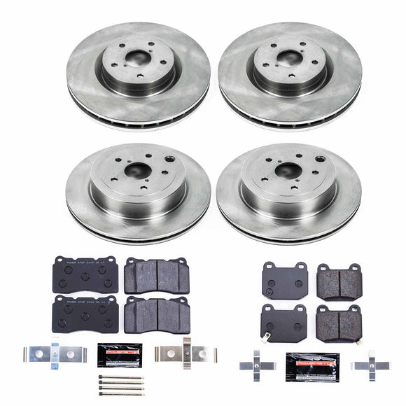 PowerStop Track Day High-Performance Brake Pad and Rotor Kit