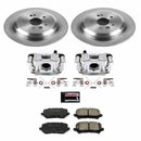 PowerStop OE Stock Replacement Low-Dust Ceramic Brake Pad, Rotor and Caliper Kit