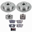 PowerStop OE Stock Replacement Low-Dust Ceramic Brake Pad, Rotor and Caliper Kit