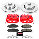 PowerStop Z23 Daily Driver Carbon-Fiber Ceramic Pads Drilled & Slotted Rotor & C