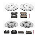 PowerStop Z23 Daily Driver Carbon-Fiber Ceramic Brake Pad and Drilled & Slotted
