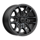 14X7 MSA OFFROAD WHEELS M43 FANG S-BLK TTCC 4X110 ET10 wheel/rim-1